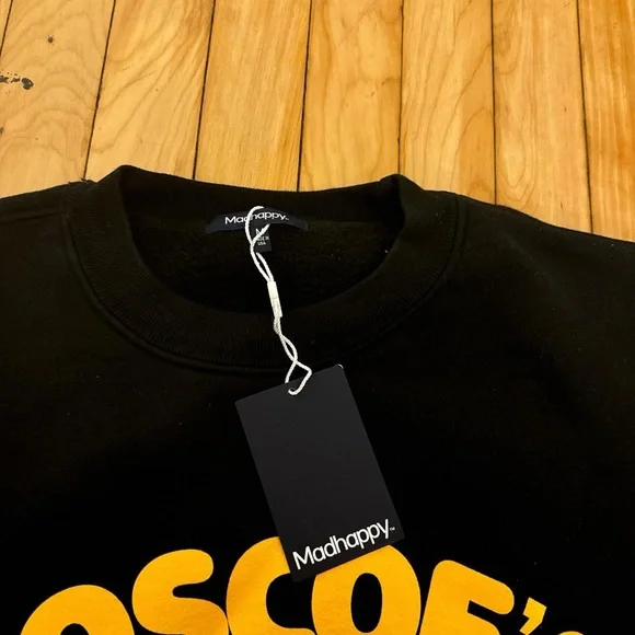 NWT Madhappy x Roscoe’s House Of Chicken’n Waffles Crew Neck Sweatshirt Sz M - Picture 3 of 6